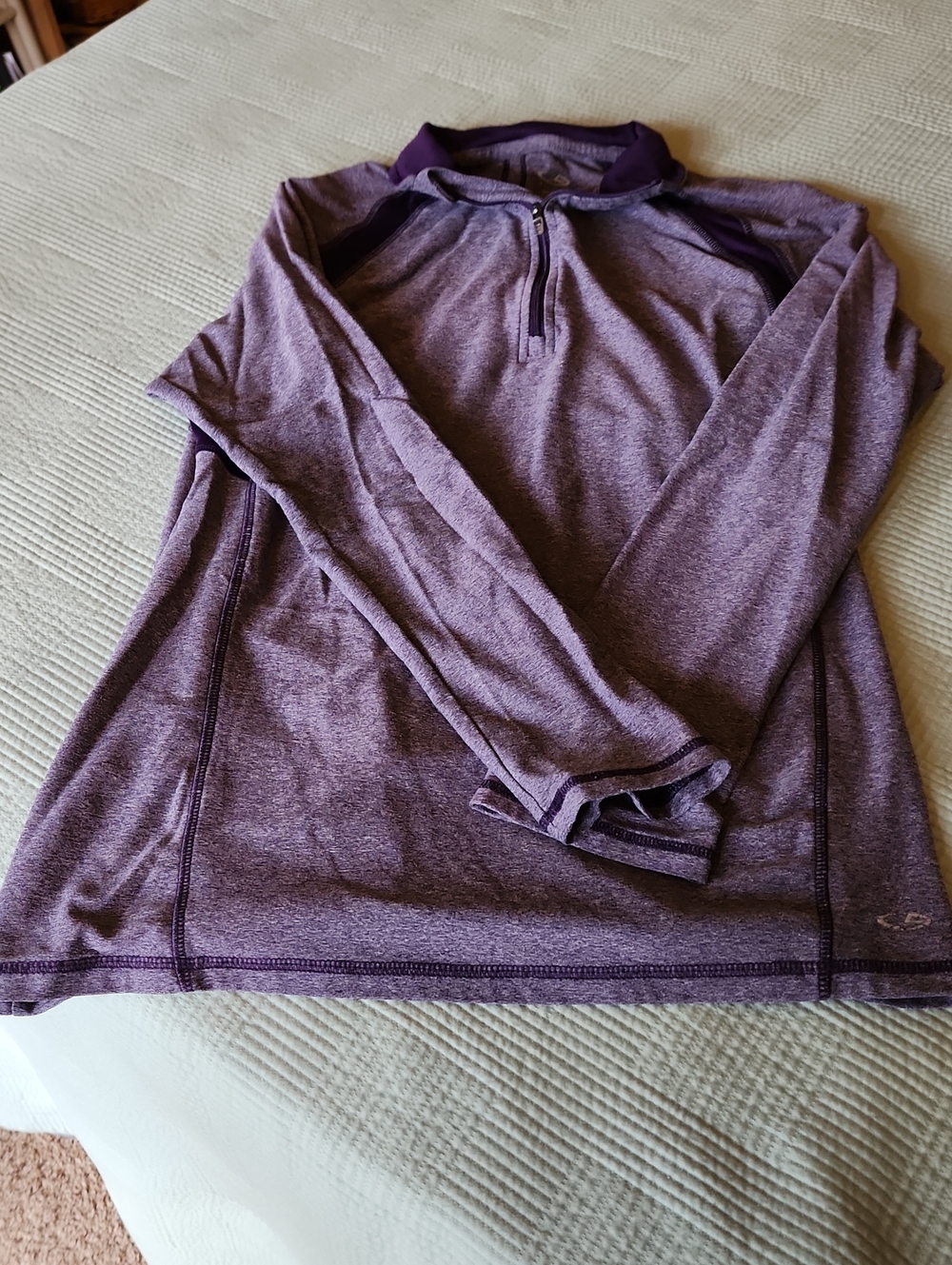 ChampionWomen's Purple Half-Zip Pullover Sweat